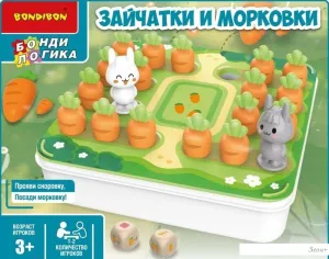 Развивающая игра Bondibon Зайчатки и морковки ВВ5862 фото