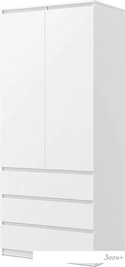 Шкаф распашной MyStar Сноули 900.2 ИВ-121.11.00 (белый) фото