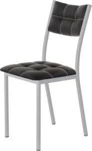 Стул AMC Comfort 3.5.1 (ткань, черный/серебристый) фото