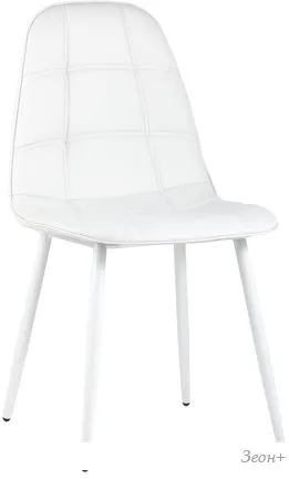 Стул Stool Group Oliver (экокожа белый/белые ножки) фото