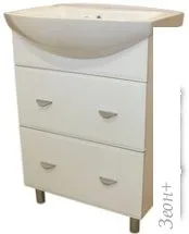 СанитаМебель Тумба Лотос 601.600 с умывальником Грация 60 фото