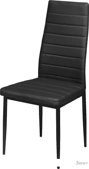 Стул Mio Tesoro Джия DC-060KD (черный/черный) фото