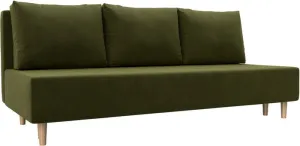Диван Лига диванов Лига-033 121081 (микровельвет зеленый) фото