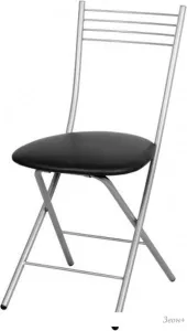 Стул СоюзРегионПоставка Сатурн СРП-084 (серый экокожа/экотекс 3001 черный) фото