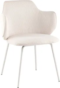 Стул с подлокотниками Stool Group Eira VC029 Farm-103 (вельвет белый) фото