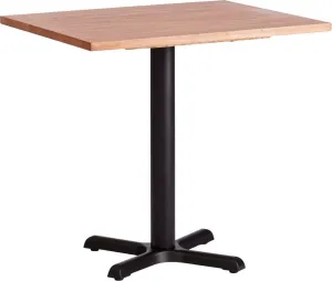 Кухонный стол TetChair Valhalla 80x65x76 (груша №3/черная опора) фото