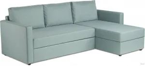 Угловой диван Mio Tesoro Тилаус короткий подлокотник (Mint/Grey) фото