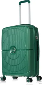 Чемодан L'Case Doha PP04 24 (M, темно-зеленый) фото