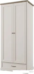 Шкаф распашной Anrex Toscana New 2DG1S (персидский жемчуг/каньон) фото