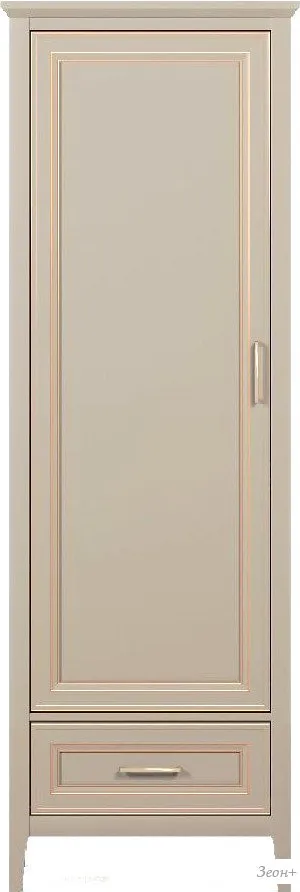 Шкаф распашной BRW Classic REG1D1S (глиняный серый) фото