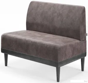 Диван MONOFIX Одос 2-хместный (велюр/коричневый №9) фото