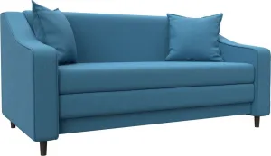Диван Лига диванов Лига-071 129653 (рогожка Амур 10 голубой) фото