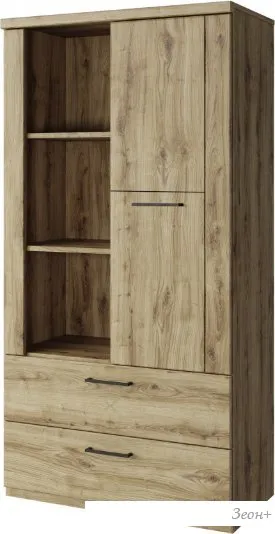 Шкаф распашной Anrex Doorset 1D2S3N (дуб наварра) фото