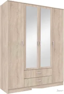 Шкаф распашной Anrex Romano 4D2SZ (дуб сонома) фото