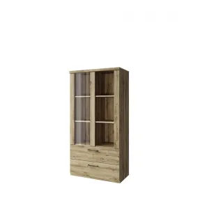 Шкаф-витрина Anrex Doorset 1V2S3N (дуб наварра) фото