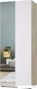 Шкаф распашной Modern Челси Ч21 (серый дуб/белый) фото