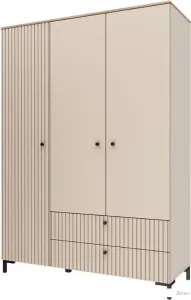 Шкаф распашной Stolline Тоскана 3-х дверный 535.14 (кашемир серый) фото