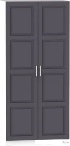 Шкаф распашной Интермебель Марсель 580 МР-06-B4 (графит софт) фото