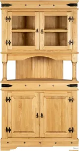 Шкаф-витрина ФанДОК Викинг 25 Ф-181.25 (мед) фото