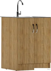 Домино Тумба под умывальник D6060DS (60x60, дуб сонома) фото