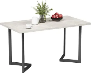 Кухонный стол Mio Tesoro Miata 120x66 (шелковый камень/черный) фото