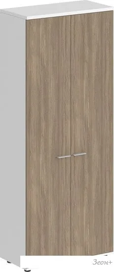 Книжный шкаф Norden SG.821.WH.OD (белый/дуб темный) фото