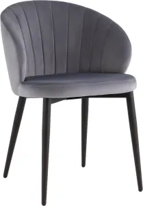 Стул Stool Group Lastura (велюр серый) фото