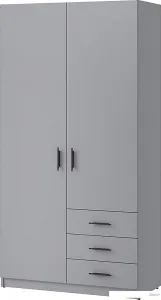 Шкаф распашной Involux Престон 226H041 (серый шифер) фото
