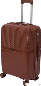 Чемодан-спиннер VALIGETTI 270-PP118/3-28BRW (коричневый) фото