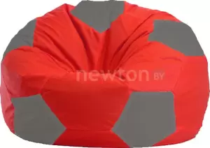 Кресло-мешок Flagman Мяч Стандарт М1.1-173 красный/серый фото