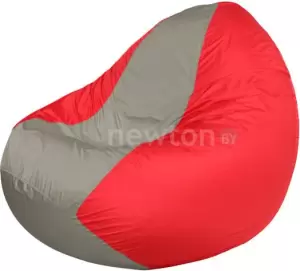 Кресло-мешок Flagman Classic К2.1-92 светло-серый, красный фото