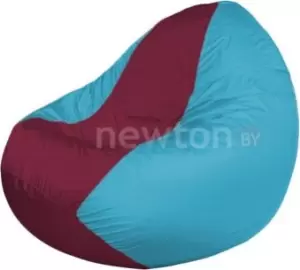 Кресло-мешок Flagman Classic K2.1-51 голубой/бордовый фото