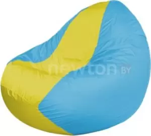 Кресло-мешок Flagman Classic K2.1-52 голубой/желтый фото