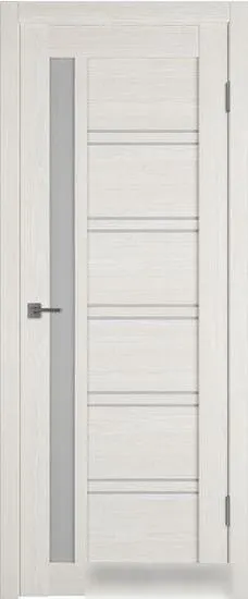 Межкомнатная дверь Atum Pro Х38 60x200 (artic oak, стекло white cloud) фото