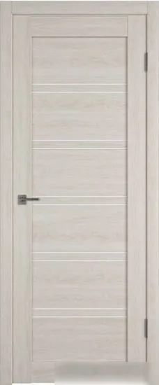 Межкомнатная дверь Atum Pro Х28 80x200 (scansom oak, стекло white cloud) фото