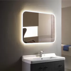 Зеркало для ванной Континент Demure LED 80x70 (Россия) фото