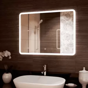 Зеркало для ванной Континент Demure LED 90x80 (Россия) фото