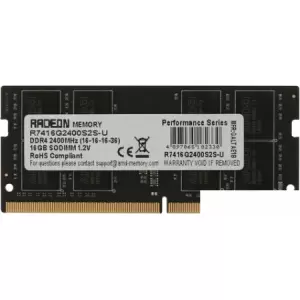 Оперативная память AMD Radeon R7 Performance Series 16ГБ DDR4 SODIMM 2400 МГц R7416G2400S2S-U фото