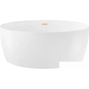 Ванна Wellsee Pour Plus 150x150 237101004 (отдельностоящая ванна белый глянец, экран, ножки, сифон-автомат золото) фото