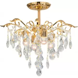 Припотолочная люстра Escada Mona 1128/4 E27*60W French Gold фото
