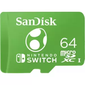Карта памяти SanDisk Nintendo Switch Licensed Card microSDXC 64GB SDSQXAO-064G-GN6ZN фото