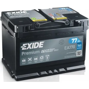 Автомобильный аккумулятор Exide Premium EA770 (77 А/ч) фото