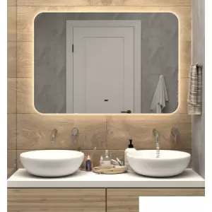 Континент Зеркало Burzhe LED 100x70 (бесконтактный сенсор, холодная подсветка) фото