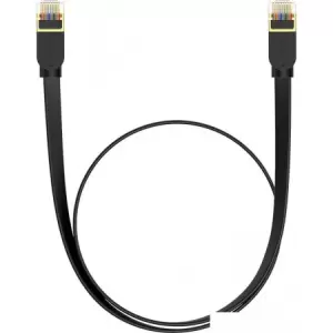 Кабель Baseus High Speed CAT7 10Gigabit Ethernet Cable Flat (1 м, черный) фото