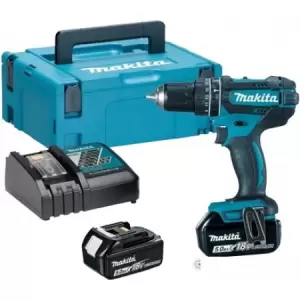 Makita DHP482RTJ (с 2-мя АКБ, кейс) фото