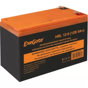 Аккумулятор для ИБП ExeGate HRL 12-9 (12В, 9 А·ч) фото