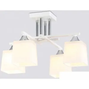 Люстра средней высоты Ambrella light TR303041/4 WH (белый) фото