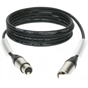 Кабель Klotz DMX5DK1S1000 5-pin XLR - 5-pin XLR (10 м, черный) фото