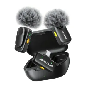 Радиосистема Hollyland Lark A2 Duo (2TX + 1RX + зарядный кейс) фото
