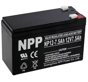 Аккумулятор для ИБП NPP NP 12-7.5 (12В/7.5 А·ч) фото